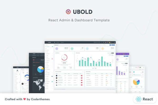 React Admin & Dashboard Template – UBold Ubold is a fully featured premium admin template built on top of awesome Bootstrap 5 and React Js.