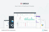 React Admin & Dashboard Template – UBold Ubold is a fully featured premium admin template built on top of awesome Bootstrap 5 and React Js.