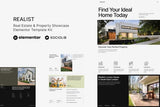 Realist – Real Estate & Property Showcase Elementor Template Kit