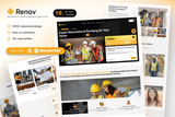 Renov – Renovation & Plumbing Elementor Template Kit