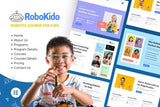 Robokido – Online Learning Courses for Kids Elementor Template Kit