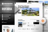 Rofaria – Real Estete Property Elementor Template Kit