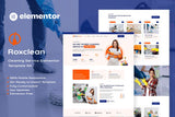 RoxClean – Cleaning Services Elementor Template Kit