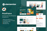 RoxPaint – Painting Services Elementor Template Kit