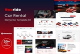 Roxride – Car Rental Elementor Template Kit