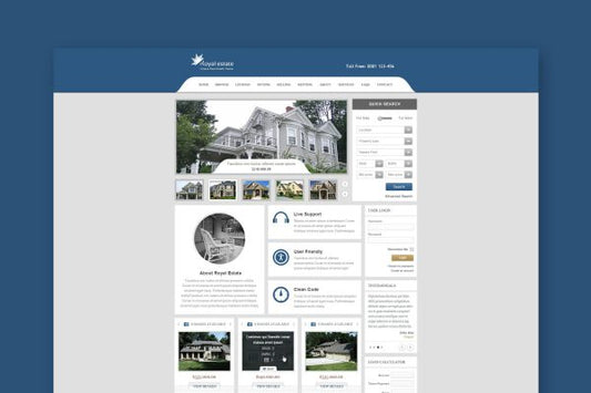Royal Estate – Premium Real Estate Theme Real Estate HTML Template