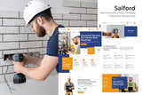 Salford – Electrical & Electrician Service Company Elementor Pro Template Kit