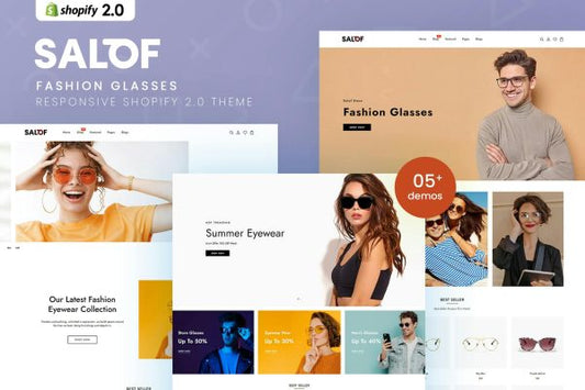 Salof - Fashion Glasses Shopify 2.0 Theme Fashion Glasses Responsive Shopify 2.0 Theme