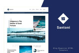 Santoni Blog and Magazine HTML Template