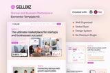 Sellbiz – Startup and Business Marketplace Elementor Template Kit