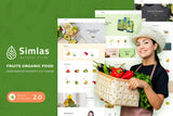 Simlas - Fruits Organic Food Shopify 2.0 Theme Fruits Organic Food Responsive Shopify 2.0 Theme