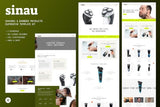 Sinau – Shaving & Barbers Products Elementor Template Kit