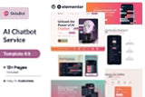 Skilabot – AI Chatbot Service Elementor Template Kit