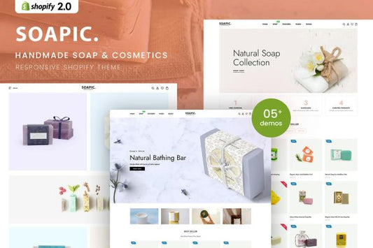 Soapic - Handmade Soap & Cosmetics Beauty Shopify Handmade Soap & Cosmetics Beauty Shopify 2.0 Theme