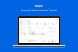 Space – Responsive Admin Dashboard Template Space is clean and well designed template for any types of backend applications