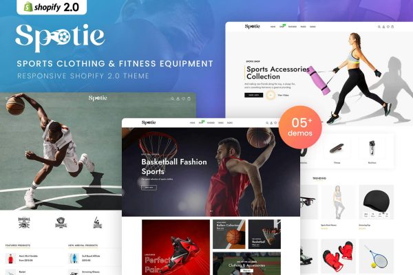 Spotie - Sports & Fitness Equipment Shopify Theme Sports Clothing & Fitness Equipment Shopify 2.0 Theme
