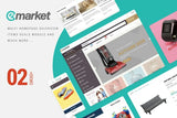 ST Emarket Shopify Theme Drag & Drop Shopify Theme Sections, Multiple layout header, footer, content