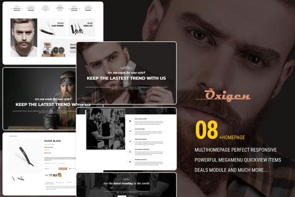 ST Oxygen - Shopify Theme Shopify Theme Sections, Multiple layout header, footer, content