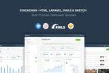 Stack – Laravel, HTML & Rails Template Multi-Purpose Laravel HTML & Rails Templates