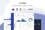 Stexo – Admin & Dashboard Template Hexzy admin is based on a simple and modular design, which allows it to be easily customized.