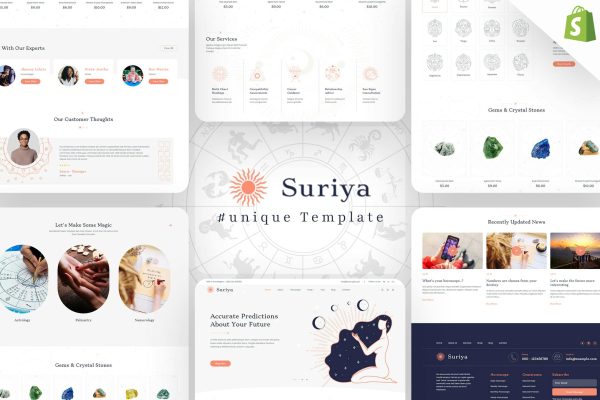 Suriya - Astrology, Horoscope shopify Store Astrology Books, Gems Store, Ornaments eCommerce Shop. Tools, Pendants, Charts & Magic Kits Gifts