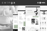 Swinga – Yoga Health Coach Fitness Studio Elementor Template Kit