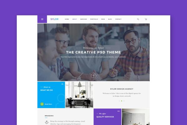 Sylor – Agency/Portfolio HTML Template Agency/Portfolio