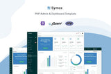 Symox – PHP Admin & Dashboard Template Symox PHP is a simple and beautiful admin template built with Bootstrap ^5.1.0 and gulp.