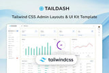 TailDash – Tailwind CSS Admin & UI Kit Template Tailwind CSS 3 Admin Layouts & UI Kit Template, Tailwind Admin, Preline UI Admin, Preline widgets