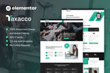 Taxacco – Accounting Firm Elementor Pro Template Kit