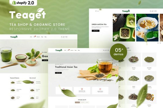 Teaget - Tea Shop & Organic Store Shopify Theme Tea Shop & Organic Store Responsive Shopify 2.0 Theme