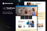 TendCare – Senior Care Services Elementor Template Kit