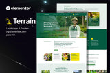 Terrain – Landscape & Gardening Elementor Template Kit