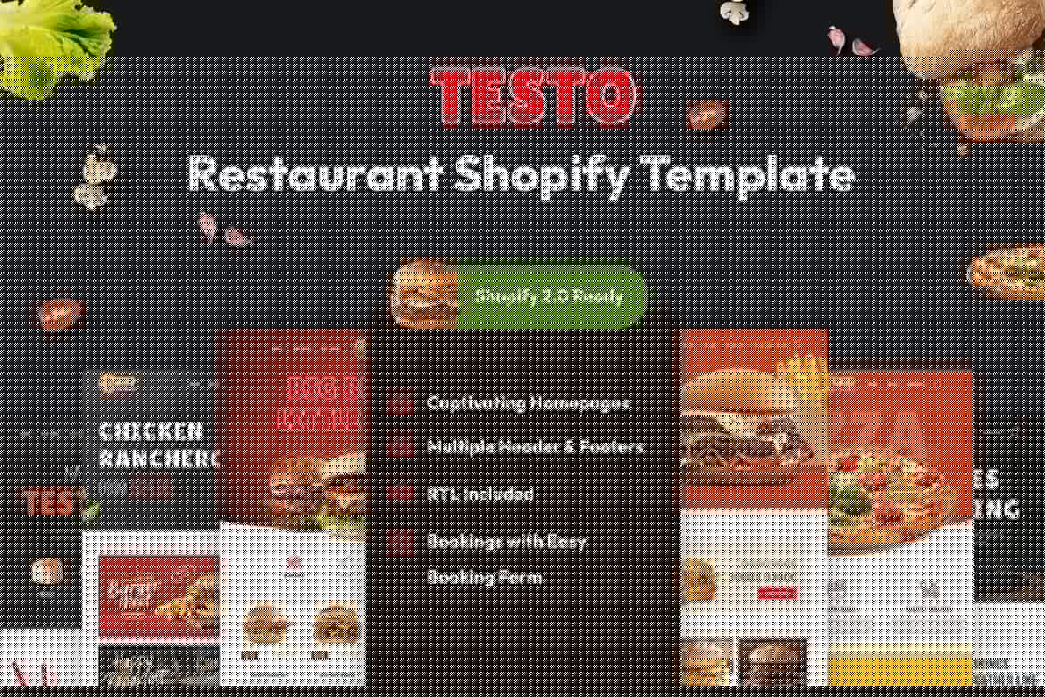Testo - Cafe Restaurant & Fast Food Shopify Theme