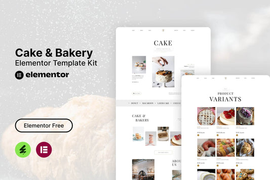 Tiffa – Cake & Bakery Elementor Template Kit