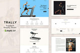 Trally - OnePage & Single Product Shopify Theme One Product, Single Page & Single Product Shop Template. Sports, Equipments, Apps & Gadgets Stores.