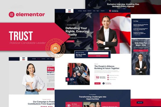 Trust – Political Candidate Leader Elementor Template Kit
