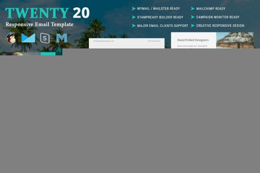 Twenty20 – Multipurpose Responsive Email Template Best email marketing template