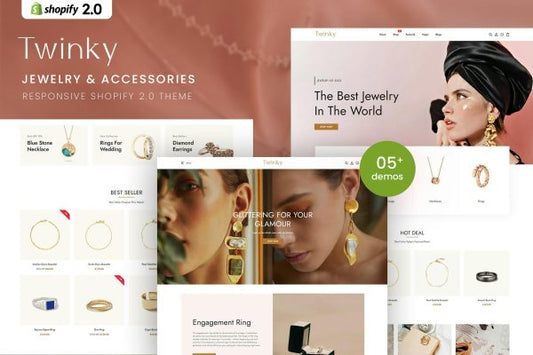 Twinky - Jewelry & Accessories Shopify 2.0 Theme Jewelry & Accessories Responsive Shopify 2.0 Theme