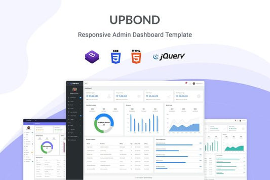 Upbond – Responsive Admin Dashboard Template Upbond is a bootstrap based fully responsive admin template.