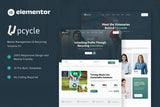 Upcycle – Waste Management & Recycling Elementor Template Kit