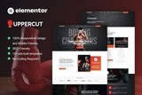 Uppercut – Boxing School & Martial Arts Elementor Pro Template Kit
