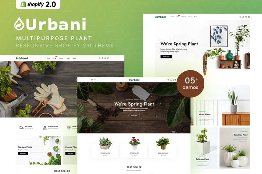 Urbani - MultiPurpose Plant Store Shopify 2.0 Them Shopify Theme