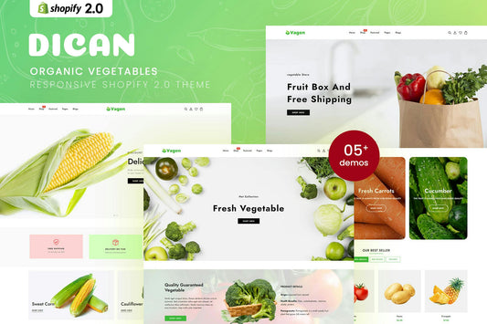 Vagen - Organic Vegetables Shopify 2.0 Theme Organic Vegetables Responsive Shopify 2.0 Theme
