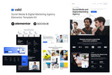 Valid – Social Media & Digital Marketing Agency Elementor Template Kit