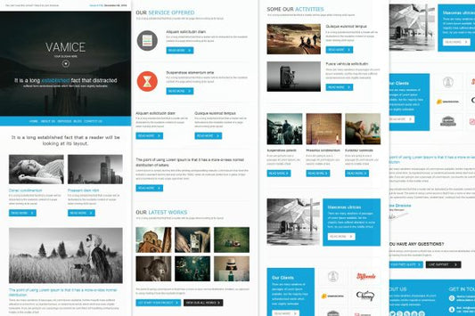 Vamice Mail – Responsive Email Template Vamice Mail – Responsive Email Template is a Modern and Clean Design.