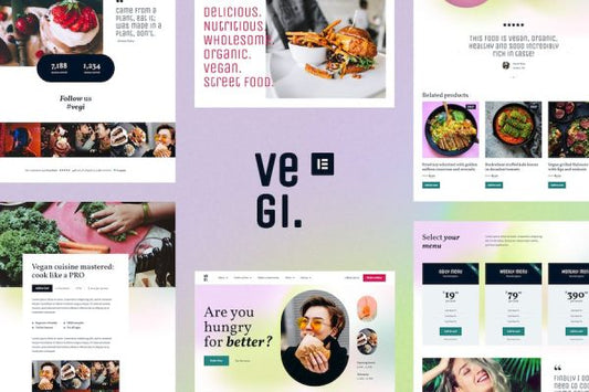 Vegi – Vegan Street Food Restaurant & Takeaway Elementor Template Kit