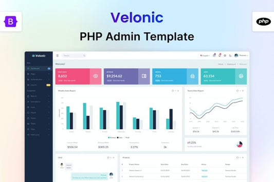 Velonic – PHP Admin & Dashboard Template Velonic – PHP Admin & Dashboard Template