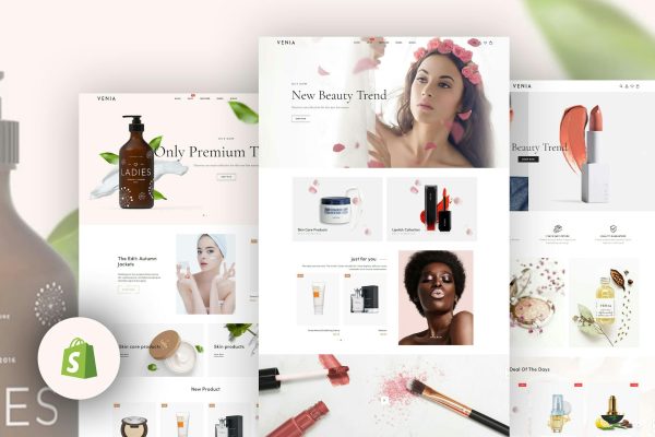 Venia - Beauty & Cosmetics Shop Shopify Theme Beauty & Cosmetics Shop Responsive Shopify Theme