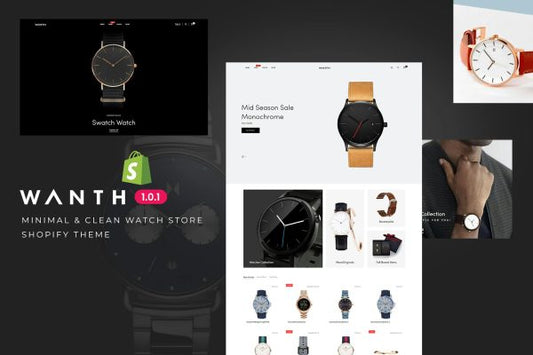 Wanth - Minimal & Clean Watch Store Shopify Theme Minimal & Clean Watch Store Shopify Theme